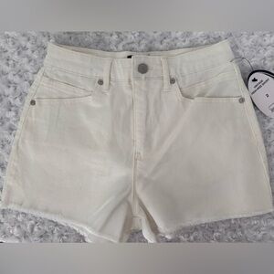 Scoop NYC Women's Cream Jean Shorts